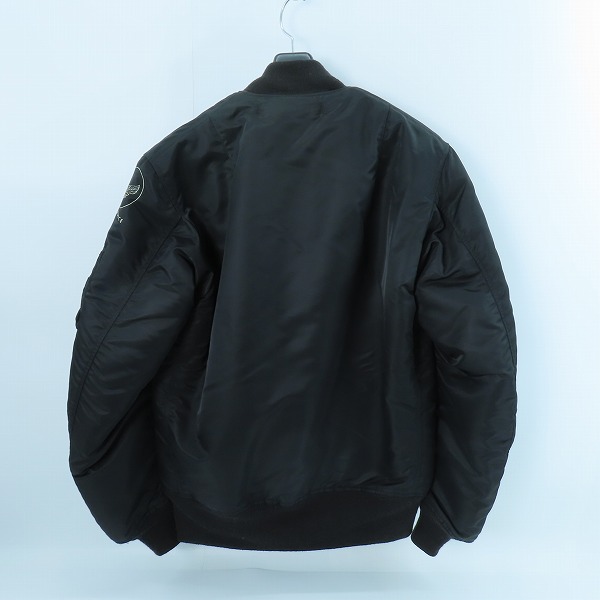 実際に弊社で買取させて頂いたBUZZ RICKSON'S/バズリクソンズ WILLIAM GIBSON COLLECTIONウィリアムギブソン Type BLACK MA-1 SLENDER/BR14965/02の画像 1枚目