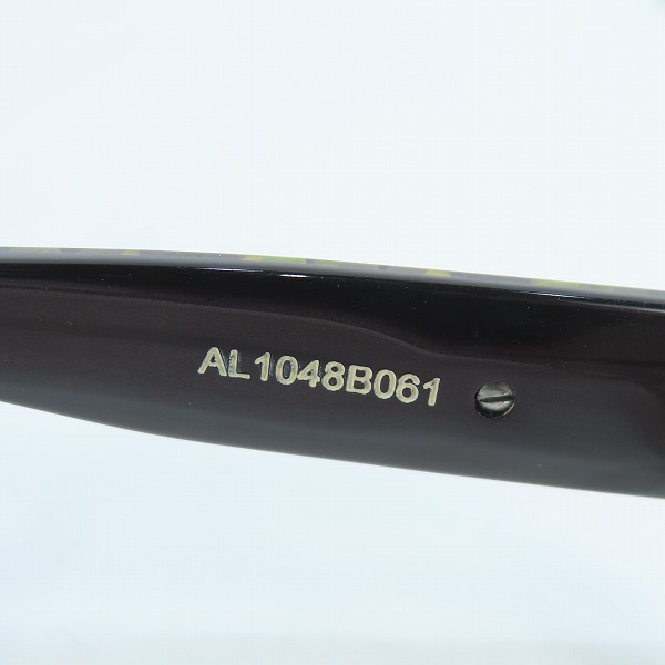 実際に弊社で買取させて頂いたalain mikli/アランミクリ ステンドグラス柄 アイウェア/メガネフレーム AL1048B061の画像 3枚目