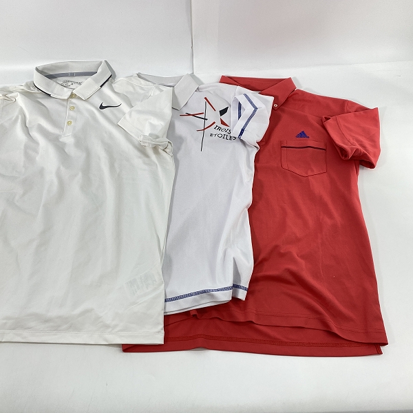 実際に弊社で買取させて頂いた【おまとめ】アディダス/ナイキ/ルコックスポルティフ 他 ポロシャツ ゴルフウェアの画像 1枚目