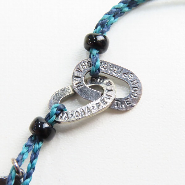 実際に弊社で買取させて頂いた(2)AMP JAPAN/アンプジャパン チェーンモチーフ ブレスレット ブルーの画像 3枚目