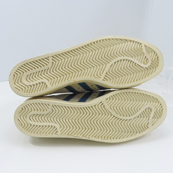 実際に弊社で買取させて頂いたadidas/アディダス 金ベロ/フランス製/ヴィンテージ SUPERSTAR/スーパースター スニーカー 9.5の画像 2枚目