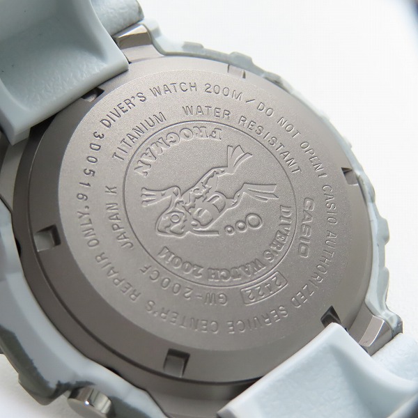 実際に弊社で買取させて頂いたG-SHOCK/G-ショック FRODMAN ブラジリアンフロッグマン 迷彩 GW-200CF-7JFの画像 3枚目