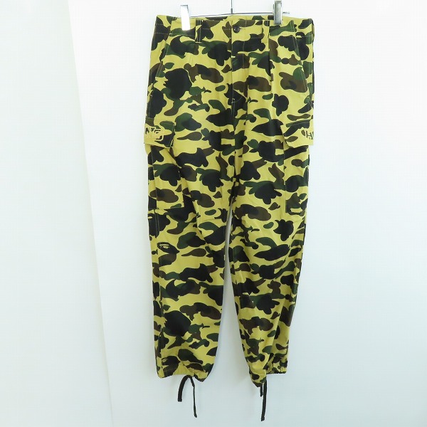 実際に弊社で買取させて頂いたA BATHING APE/アベイジングエイプ  迷彩 カーゴ ロングパンツ 001PTJ201002M/M