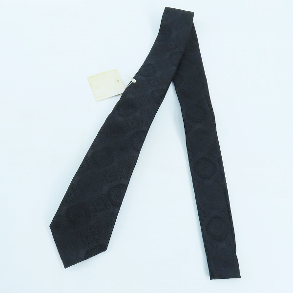 実際に弊社で買取させて頂いた【未使用】Yohji Yamamoto/ヨウジヤマモト シルク 総柄 ネクタイ