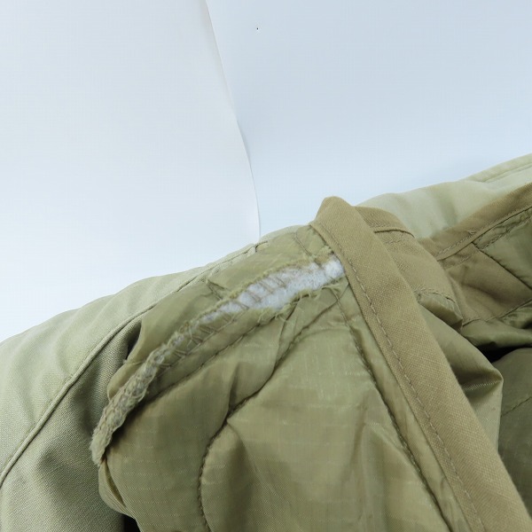 実際に弊社で買取させて頂いたALPHA INDUSTRIES/アルファインダストリーズ M-65型 USA製ミリタリージャケット 8415-01-099-7836/Sの画像 5枚目