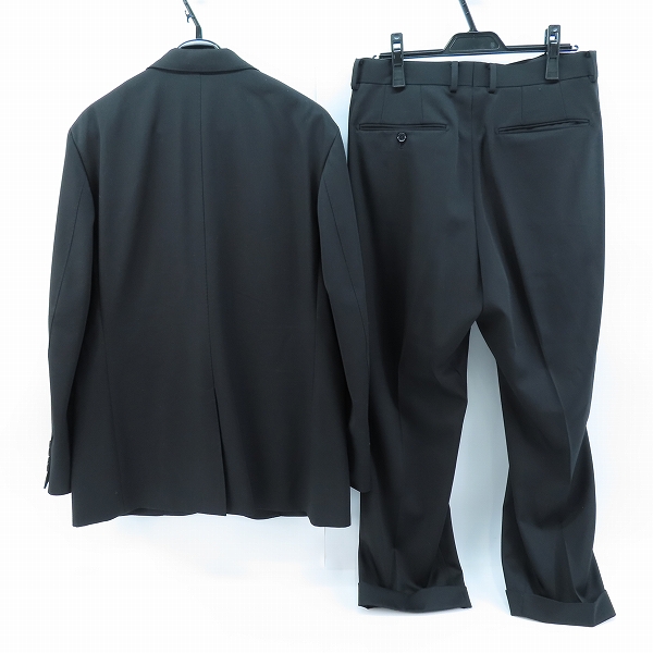 実際に弊社で買取させて頂いたWACKO MARIA/ワコマリア DORMEUIL/ドーメル テーラード ジャケット/パンツ セットアップ ブラック L/XLの画像 1枚目