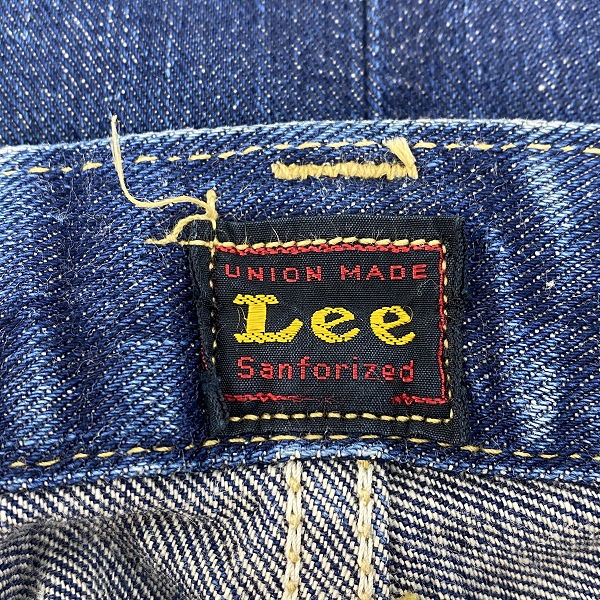 実際に弊社で買取させて頂いたLee/リー Lot 3101 1944年復刻モデル COWBOY デニムパンツ/28✕33の画像 3枚目