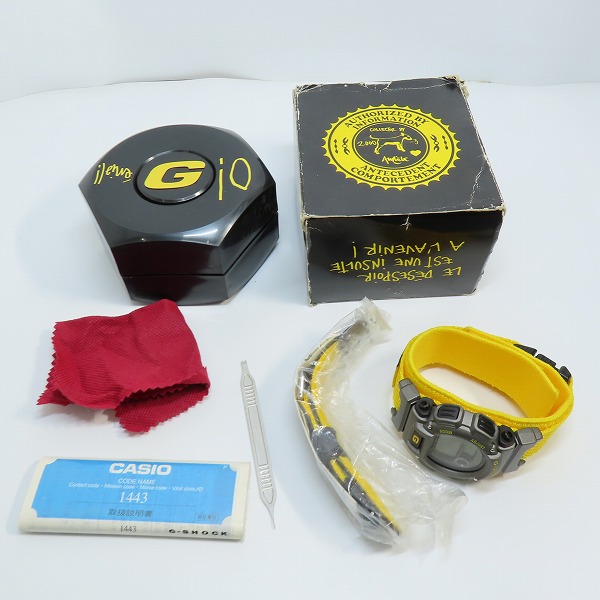 実際に弊社で買取させて頂いたG-SHOCK×agnes b/Gショック×アニエスベー 限定モデル ガンメタ DW-8800AB-9T【動作未確認】の画像 5枚目