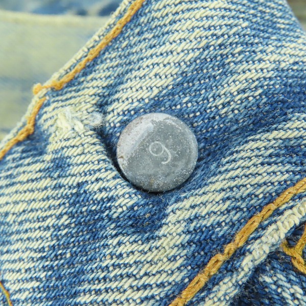 実際に弊社で買取させて頂いたLevis/リーバイス 501/66前期/刻印9/スモールe ヴィンテージ/ビンテージデニムパンツの画像 5枚目