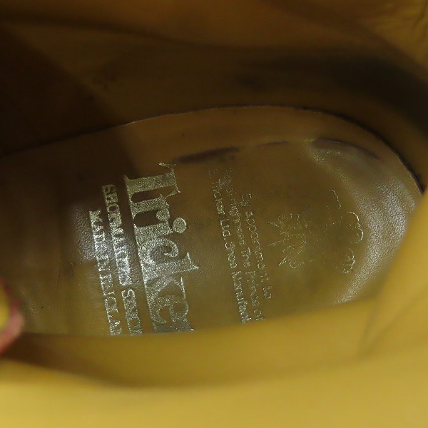 実際に弊社で買取させて頂いたTricker's/トリッカーズ MOLTON/モールトン カントリーブーツ ウイングチップ M2508/7.5の画像 7枚目