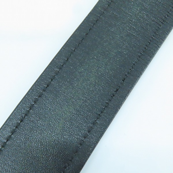 実際に弊社で買取させて頂いたBURBERRY/バーバリー ロゴ メタルバックル レザー ベルトの画像 5枚目