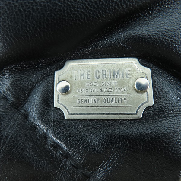 実際に弊社で買取させて頂いたCRIMIE/クライミー ダイヤモンドキルトレザージャケット CR-02C5-JK03/XXL の画像 5枚目