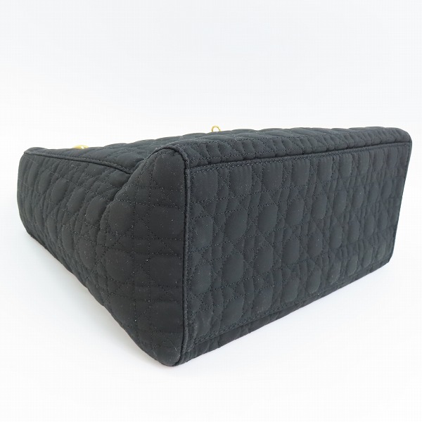 実際に弊社で買取させて頂いたChristian Dior/クリスチャンディオール レディディオール カナージュ ハンド バッグの画像 2枚目