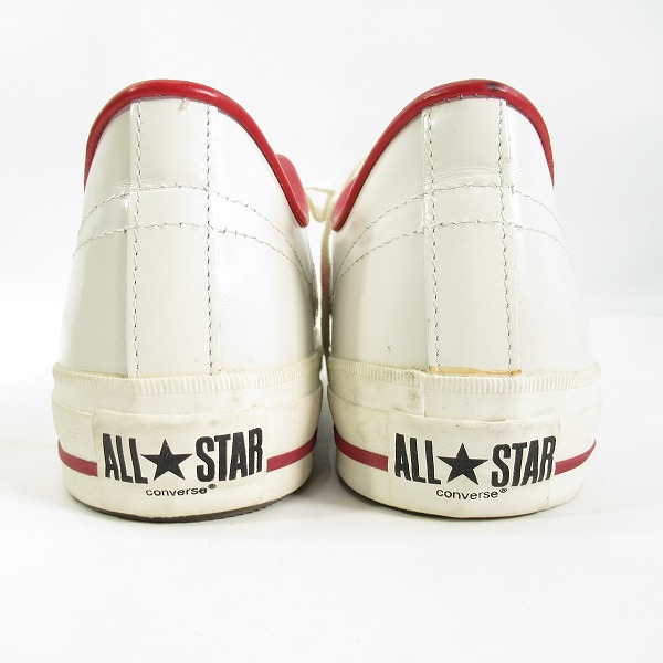 実際に弊社で買取させて頂いたCONVERSE/コンバース ONE STAR OX ローカットスニーカー ホワイト×レッド/9の画像 1枚目