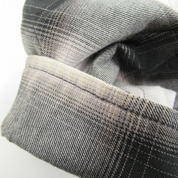 実際に弊社で買取させて頂いたCOOTIE/クーティー Ombre Check Quilting CPO Jacket/オンブレチェック キルティング CPOジャケット/Lの画像 7枚目
