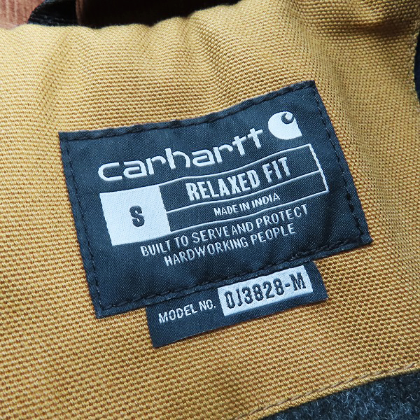 実際に弊社で買取させて頂いたCarhartt/カーハート デトロイト ジャケット リラックスフィット ブランケットライナー 103828/Sの画像 2枚目