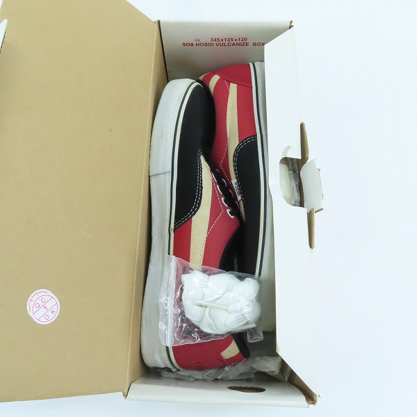 実際に弊社で買取させて頂いたVANS/バンズ HOSOI RISING SUN/ホソイ ライジングサン ERA/エラ SK8-Hi スエードスニーカー/28の画像 8枚目