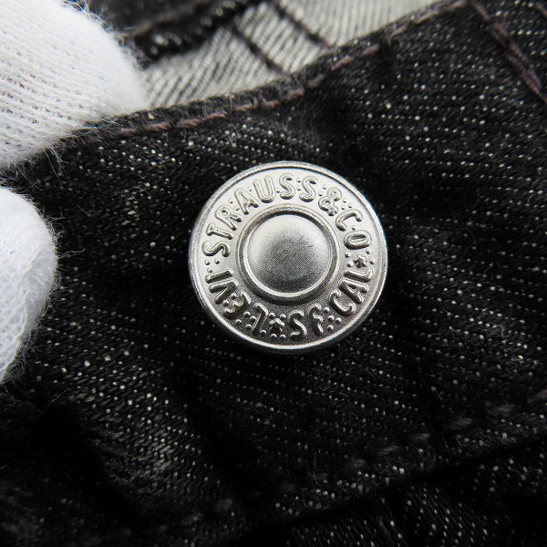 実際に弊社で買取させて頂いたLEVI'S/リーバイス 501 ブラックデニムパンツ 501-0601 /W32 L32の画像 7枚目