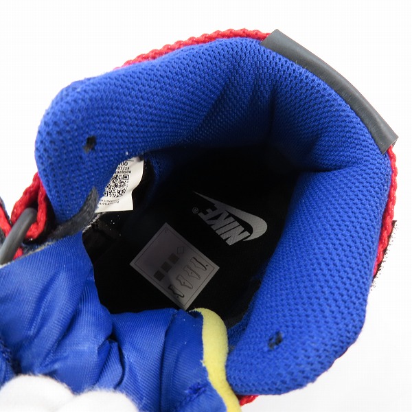 実際に弊社で買取させて頂いたNIKE×STUSSY/ナイキ×ステューシー VANDAL HIGH Deep Royal Blue/バンダル ハイ ディープ ロイヤル ブルー DX5425-400/28.5の画像 4枚目