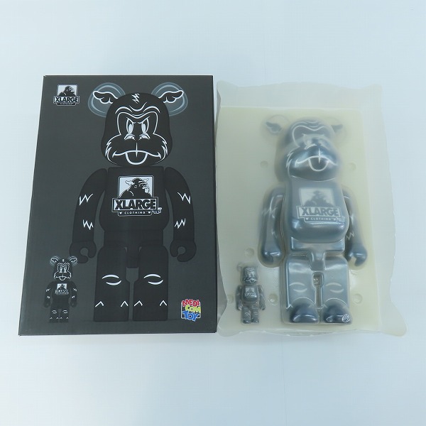 実際に弊社で買取させて頂いたMEDICOM TOY/メディコムトイ BE@RBRICK/ベアブリック  XLARGE×DFACE 100％&400％の画像 8枚目