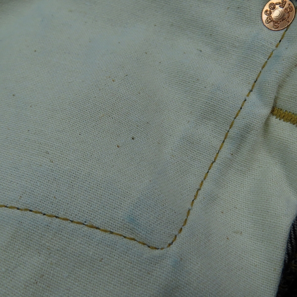 実際に弊社で買取させて頂いた【未使用】LEVIS/リーバイス 201XX 刻印555 バレンシア工場製 復刻 ビッグE デニムパンツ 201-0003/W32/L36の画像 7枚目