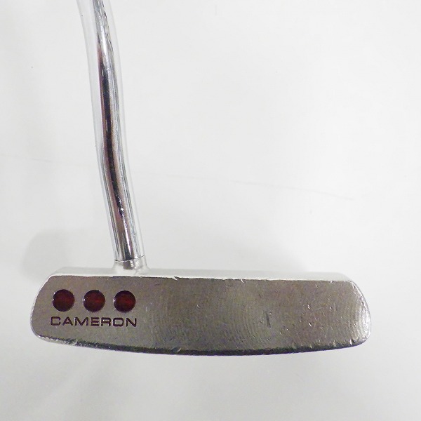 実際に弊社で買取させて頂いたScotty Cameron/スコッティキャメロン STUDIO SELECT SQUAREBACK NO.1 パター 33.625インチ レフティ/左きき用カバー付の画像 2枚目