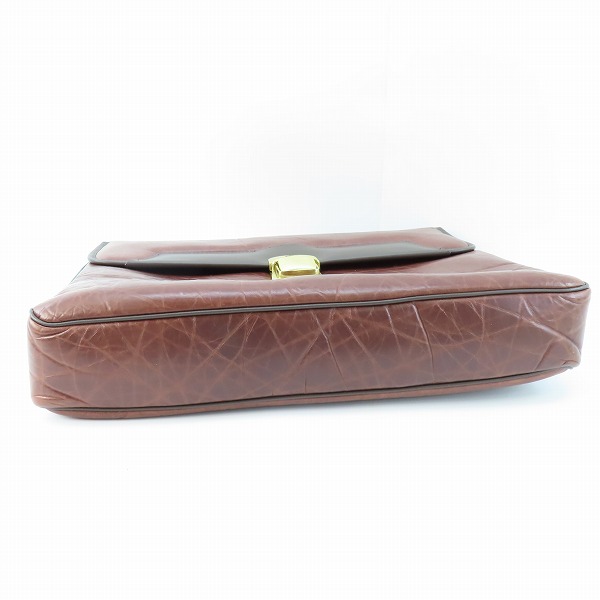 実際に弊社で買取させて頂いたHUNTING WORLD/ハンティングワールド レザー ビジネスバッグ/ショルダーバッグの画像 2枚目