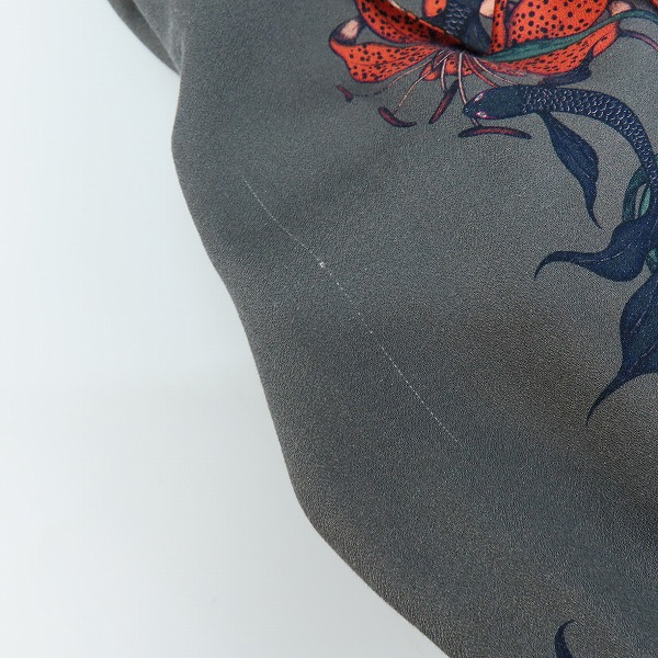 実際に弊社で買取させて頂いたCALEE/キャリー レーヨン混 花柄 半袖シャツ /Lの画像 5枚目