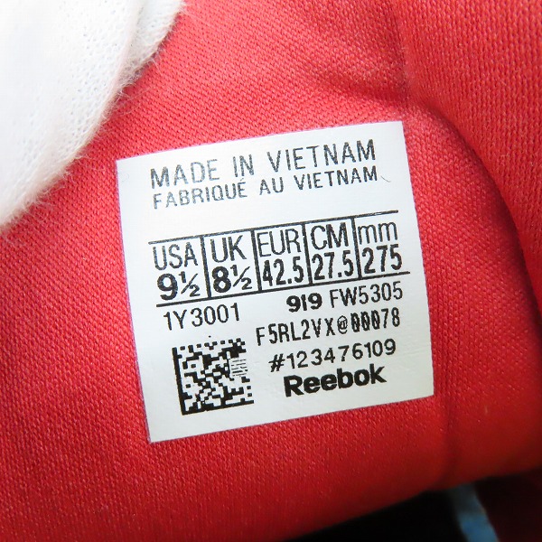 実際に弊社で買取させて頂いたadidas×Reebok/アディダス×リーボック INSTAPUMP FURY BOOST/インスタポンプフューリーブースト FW5305/27.5の画像 5枚目