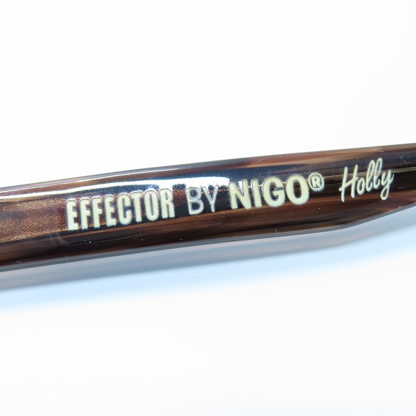 実際に弊社で買取させて頂いたEFFECTOR by NIGO/エフェクター×ニゴ Holly/ホーリー サングラス/メガネフレーム/アイウェアの画像 5枚目