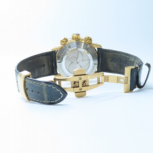 実際に弊社で買取させて頂いた【難有り】EDOX/エドックス クロノオフショア1 クロノグラフオートマチック 腕時計 01122-37RBU3-BUIR3-Lの画像 3枚目