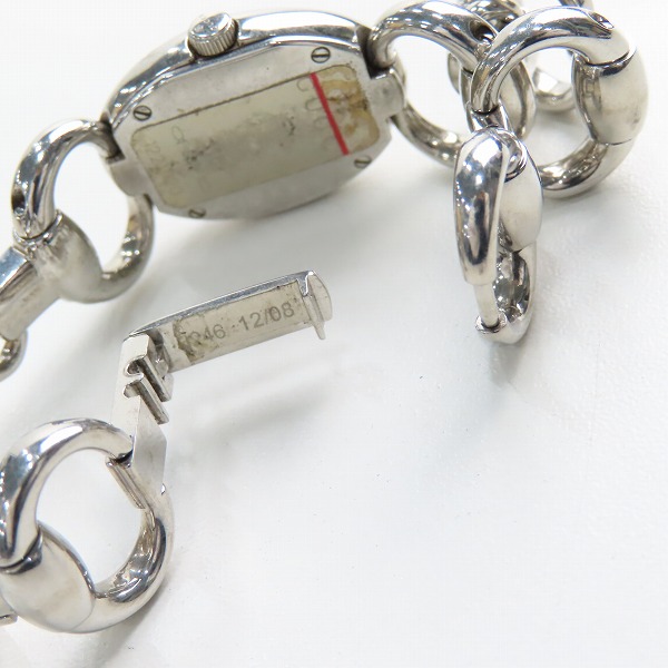 実際に弊社で買取させて頂いたGUCCI/グッチ トルナヴォーニ レディースウォッチ/腕時計 YA118502【動作未確認】の画像 3枚目