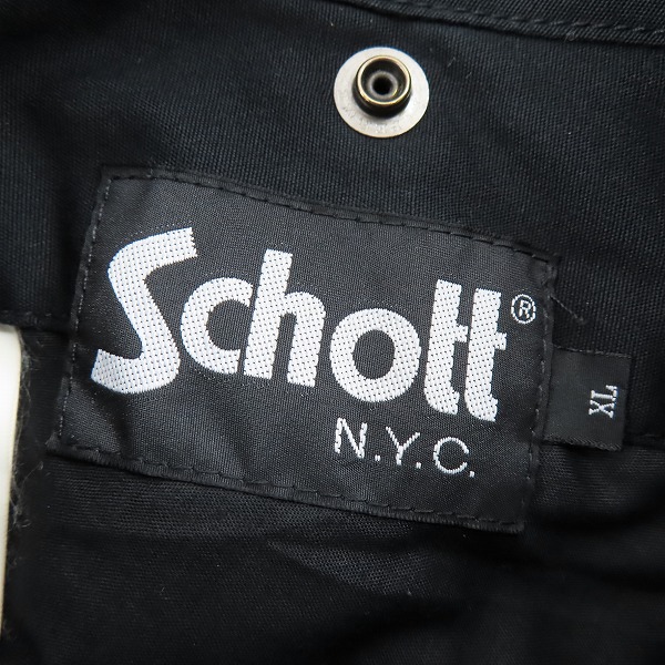 実際に弊社で買取させて頂いたSchott/ショット リバーシブル ライニング ボアジャケット 3172030/XLの画像 4枚目