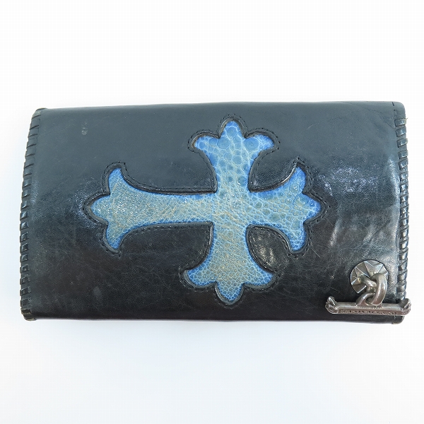 実際に弊社で買取させて頂いた【ギャラ付き】Gabor/Gaboratory/ガボール クラウンボタン Tバー 長財布/ロングウォレットの画像 1枚目