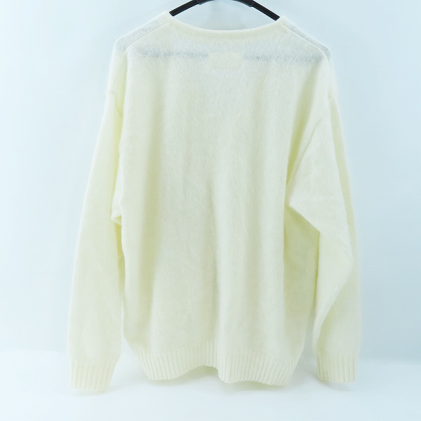 実際に弊社で買取させて頂いたWACKO MARIA/ワコマリア GUILTY PARTIES モヘア ウール カーディガン ホワイト/XLの画像 1枚目