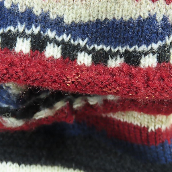 実際に弊社で買取させて頂いたglamb/グラム マルチカラー ストライプ柄 長袖セーター/3の画像 4枚目