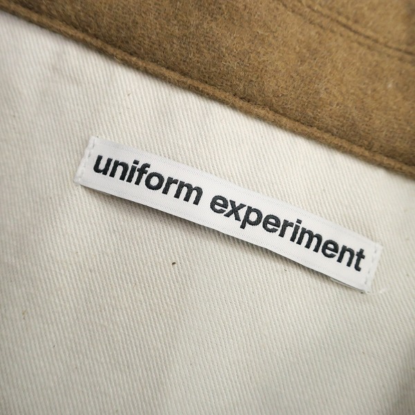 実際に弊社で買取させて頂いたUNIFORM EXPERIMENT/ユニフォームエクスペリメント WOOL SHIRT/ウールシャツ UE-242020 1の画像 2枚目