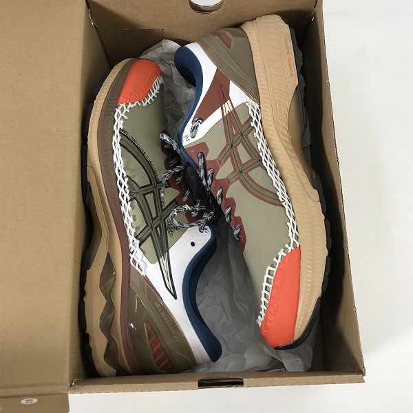 実際に弊社で買取させて頂いたASICS×Vivienne Westwood/アシックス×ヴィヴィアン 21SS GEL-KAYANO 27 DE/ゲルカヤノ27 1201A116-300/27.5の画像 7枚目