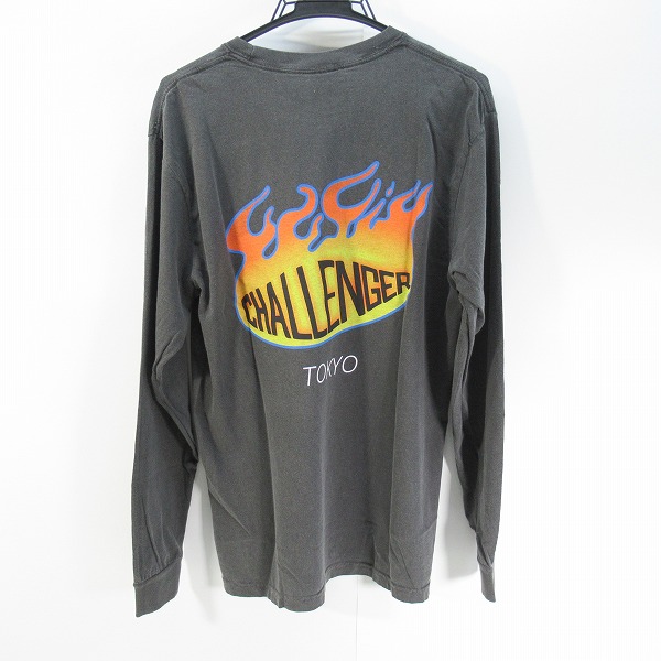 実際に弊社で買取させて頂いた【未使用】CHALLENGER/チャレンジャー  L/S FIREBALL TEE 長袖Tシャツ CLG-TS 021-053/Mの画像 1枚目