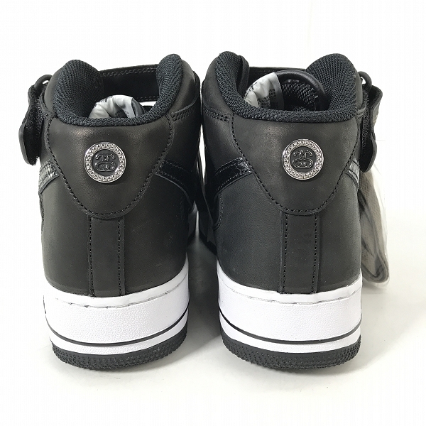 実際に弊社で買取させて頂いた【未使用】 NIKE×STUSSY/ナイキ×ステューシー Air Force 1 Mid/エア フォース 1 ミッド DJ7840-001/27の画像 1枚目