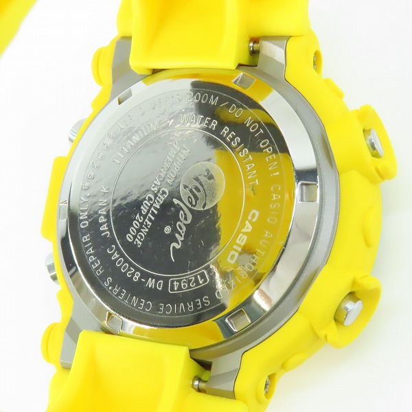 実際に弊社で買取させて頂いたG-SHOCK/Gショック FROGMAN/フロッグマン アメリカズカップ DW-8200AC-9T【動作未確認】の画像 3枚目