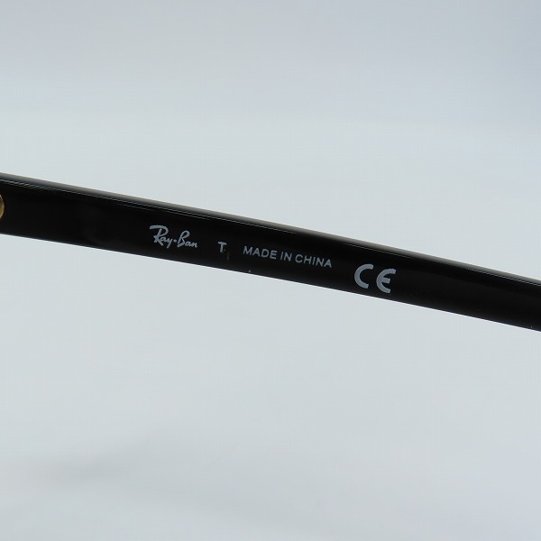実際に弊社で買取させて頂いたRay-Ban/レイバン CLUBROUND/クラブラウンド 度入り サングラス/アイウェア RB4246 901の画像 4枚目