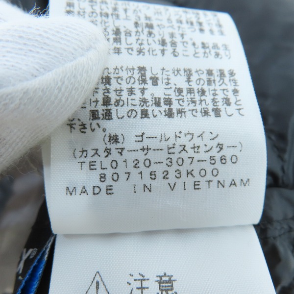 実際に弊社で買取させて頂いたTHE NORTH FACE ×BEAMS/ザノースフェイス × ビームス MULTIDOORSY INSULATED JACKET/中綿ジャケット NY81801B/XLの画像 4枚目