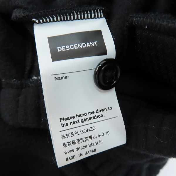 実際に弊社で買取させて頂いたDESCENDANT/ディセンダント胸刺繍 ジップアップ フリースジャケット 2の画像 4枚目