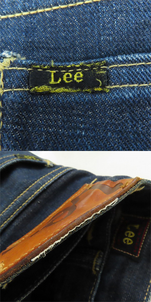 実際に弊社で買取させて頂いたLEE×THE REAL McCOY'S/リー×リアルマッコイズ センター赤タグ デニムパンツ 97111-89 /32の画像 8枚目