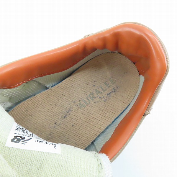 実際に弊社で買取させて頂いたNEW BALANCE×AURALEE/ニューバランス×オーラリー コラボスニーカー MLC100AU/27.0の画像 4枚目