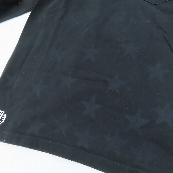 実際に弊社で買取させて頂いた【JPタグ】CHROME HEARTS/クロムハーツ ダガー/フレア 長袖 プリント Tシャツ/Mの画像 8枚目