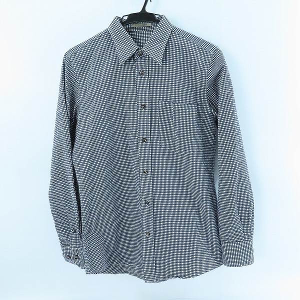 実際に弊社で買取させて頂いたBOTTEGA VENETA/ボッテガヴェネタ チェック柄 コットン ボタンシャツ 44