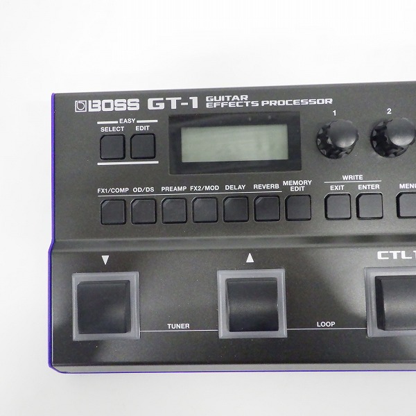 実際に弊社で買取させて頂いた【美品】BOSS/ボス GT-1 Guitar Effects Processor ギター用 マルチエフェクター ACアダプター付/簡易動作確認済 の画像 2枚目