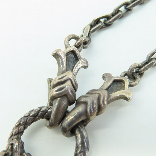 実際に弊社で買取させて頂いたBizarre/ビザール アクアドラゴンペンダント ラブラドライト/チェーンネックレスの画像 4枚目